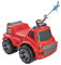 BIG - Power-Worker Maxi Firetruck - großes Spielzeug Auto mit Wasserspritze, Reifen aus Softmaterial, rot, für Kinder ab 2 Jahren