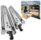 SHUHANG Guide per Cassetti Pesanti con serratura 300mm Guide per Cassetti Estrazione Totale Cursori a Sfera Carico Massimo 68KG Guide per Cassetti Montaggio Laterale 1 Paio