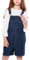 maoo garden Bambina Denim Salopette Bambini Cotone Leggero Salopette Estate Tuta Pagliaccetto Scuro 5-6 Anni