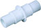 Naturii® Giunto connettore universale bianco per tubo flessibile piscina, doppio diametro, 32 e 38 mm