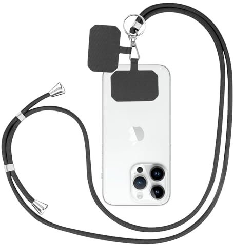 flintronic Handykette Universal, Handyband Einstellbar Halsband, Schlüsselband für Handyhülle mit Meisten Smartphones, Umhängeband für Meisten Handyhüllen