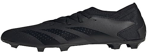Adidas Genauigkeit. 3 Fußball-Stollen für festen Boden, Schwarz Schwarz Weiß, 12 UK Child