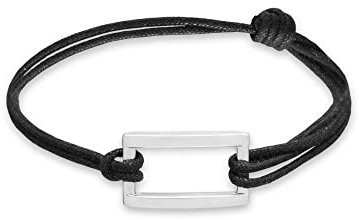 SOVEZIR Panama - Bracelet Cordon Homme - Noir