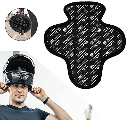 SYFUNLV Motorradhelm Innenfutter,Motorrad Ersatzpolster Zubehör, Motorradhelm Pad Polster Schutz, Schnell Trocknend Atmungsaktiv Schweißableitendes Helmfutter Für Motorradrennsport