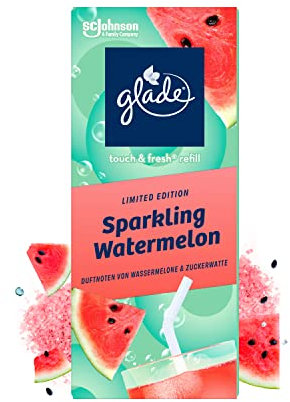 Glade Touch & Fresh (Brise One Touch) Nachfüller, Lufterfrischer Minispray, Sparkling Watermelon, 1er Pack (10 ml)