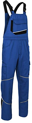 KÜBLER Workwear | KÜBLER ICONIQ Arbeitslatzhose | kbl.blau/schwarz | Größe 52