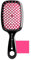 BaeBrush Haarbürste ohne Ziepen virale Entwirrbürste für alle Haartypen Dry & Wet Brush für Damen, Herren & Kinder innovatives Design, belüftet (Rosa)