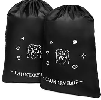 TEABAN Wäschesack Reise Wäschebeutel Schmutzwäsche: Wäschesack groß - Travel Laundry Bag - Wäschesäcke Schwarz Schmutzwäschebeutel