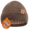 CAOZITOU Mütze Herren Damen Winter, Merino Warme Wintermütze Thermo Beanie Strickmütze Weiche Bequem für Outdoor Fahren Ski (DE/NL/SE/PL, Alphanumerisch, Einheitsgröße, Braun)