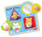 Melissa & Doug Ms Rachel Wooden Peek-a-Boo Jumbo Peg Puzzle, 4-Piece with Mirror, Toddler Toys for Boys and Girls Ages 1+ Years