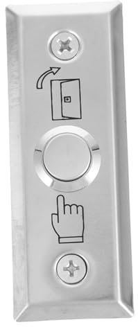 Angoily Push to Exit Button Panel for Door Access Control System Replacement Door Bell Ringer Button Cover Wall Plate for Outside Doorbell Plate Cover