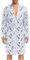 ZZXXB Dream Catcher Herren Nachtwäsche Bademantel mit Federn, leicht, langärmelig, Spa-Bademantel mit Taschen, M-XL, blau, XL