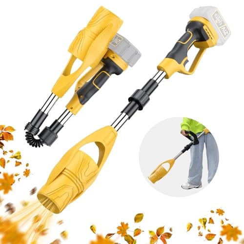 OYWHBC Cordless Leaf Blower 21V | 226km/h 630CFM with CVT Tech & Foldable | 858m³/h Capacity | Lawn/Snow/Dust Cleaning | Lightweight Ergonomic (Without Battery)