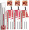 3PCS Peel Off Lip Liner Stain Set, Long Lasting Lip Stain Peel Off, Waterproof Matte Lip Liner Peel Off, Highly Pigmented Lip Tint, Easy Application Lip Stain Peel Off Tattoo Lips All Day Wear