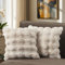 Paco Home 2er Set Deko Wohnzimmer Kissen Boho Kissenbezug Aesthetic Kopfkissen Sofakissen Modern Kissenhülle Waschbar, Farbe:Creme, Sets:2pcs-Set