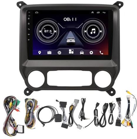 XTEVU Car Estereo, Unidad de Cabezal de Android de 10 Pulgadas GPS Navigation Multimedia Player Radio de Pantalla táctil con 2 GB 32GB ROM 4 Core