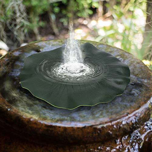ZJchao Plateau Flottant pour Fontaine et Bain d'oiseaux – Accessoire pour Bassin de Jardin, Piscine ou Étang à Poissons