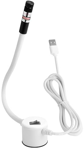 Luz de guía láser para máquina de coser, luz magnética de posicionamiento de línea cruzada, guía láser de costura alimentada por USB para acolchar, alineación de puntada recta, ayuda de costura manos
