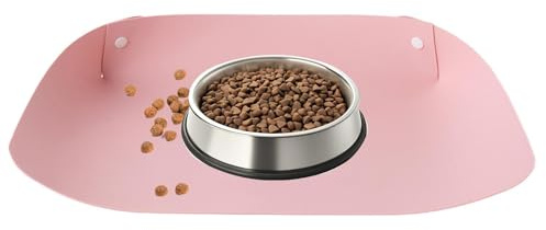 Katzenfuttermatte rutschfeste, Fleckenabweisende Hochrandunterlage | Katzen Futtermatte Für Pudel, Zwergspitz, Kätzchen, Wassernapf, Futternapf, Reisen,