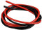 Boladge 2 Mètres Fil de Silicone Pur Câble d'alimentation 14AWG Câble de Batterie fil de Cuivre étamé Câble RC de 14 Gauge (1 Mètre en Noir et 1 Mètre en Rouge) (14AWG)