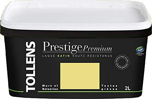 TOLLENS Prestige PM Peinture Murs, Meubles et Boiseries Satin Vert Anis 2L 28 M²