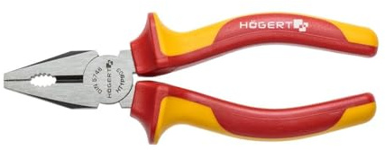 Högert Technik - Kombinationszange 1000V 180mm - VDE-geprüfte Universalzange Zangen - aus Chrom-Vanadium HRC 55-60
