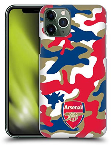 Head Case Designs Officially Licensed Arsenal FC Camouflage Crest Patterns Hard Back Case Compatible With Apple iPhone 11 Pro