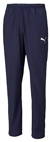 PUMA Herren Teamrise Sideline Pants, Peacoat-puma White, L EU