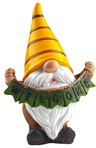 Blue Whale Gifts Busy Bumble Bee 16cm Gonk Garden Gnome Figurine - Welcome Bunting Design