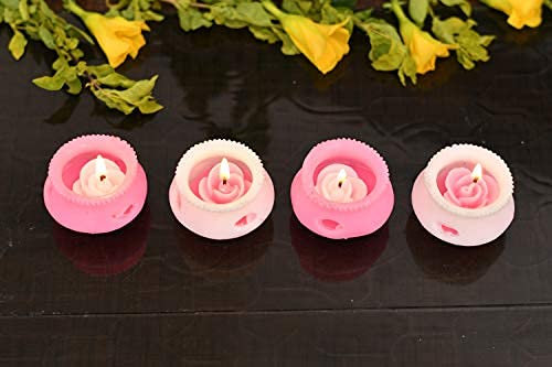 Frienemy Presents Diwali Matki-Kerzen, Combo-Set Von 4 (Sortierte Mischfarben) #Frienemy-0305