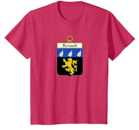 Renault Coat of Arms - Family Crest T-Shirt