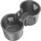 Auto Getränkehalter für Tesla Model 3/Y Getränkehalter (2021-2023) | Premium Anti-Rutsch Cup Holder Insert | Vibrationsschutz für Mittelkonsole | Grau | TPE Gummi Material