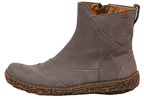 El Naturalista Damen Ankle Boots Nido, Frauen Stiefeletten,Wechselfußbett,flach,Stiefel,Bootee,Booties,halbstiefel,CENIZA,37 EU / 4 UK