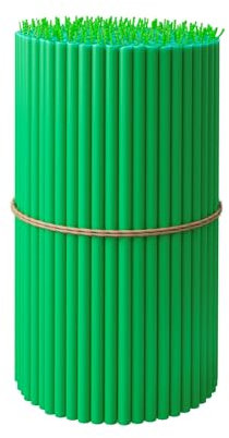 BlueBee Ritual Kerzen Bienenwachs, Orthodoxe Kerzen für Gebet Tischdeko, Hochzeit, Weihnachten, Halloween - Ungiftig, Ruß - Tropffrei, Nachhaltige Produkte, Höhe: 18cm, 50 Stck.