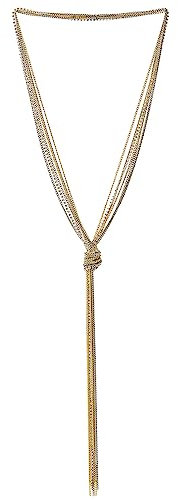 Boemo Chic Argento Oro Collana Lariat Statement Collana Frangia Nappa Pendente Strass Multi-Fila Lunga Catena Y-Forma