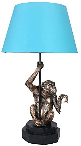 Affenlampe Tischleuchte Jungle Lampe (ohne Leuchtmittel) Affe Leuchte Tierfigur Tischlampe Affe 65 cm cw174 Palazzo Exklusiv
