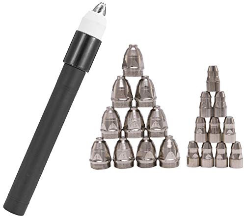 mammals 20 Stück CNC 80A P80 Plasmabrenner Spitze Elektrodendüse mit P80 Plasmamaschine Schneiden Cutter Fackel