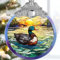 Ente Weihnachtsdekoration – Ente hängende Ornament – Ente Weihnachtsbaumschmuck – Ente Sonnenfänger – Weihnachtsente Geschenk – Geschenke für Entenliebhaber – Ente Weihnachtsdekoration