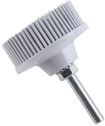 2-Zoll-Borstenscheibe, Schmirgel-Gummi-Schleifbürste, Polier-Schleifscheibe für Grat- und Rostentfernung, Halter, Gummi, Gummi-Schmirgel-Bohrbürste, 2-Zoll-Scheibenbürste für