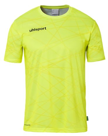 uhlsport Prediction Shirt Kurzarm Sport-T-Shirt, Fußball-Trikot für Torwart und Spieler - Torhüter-Trikot für Kinder und Erwachsene