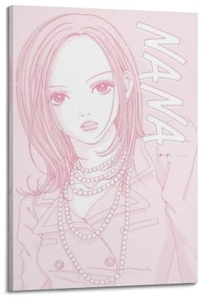 Szzmyo Anime-Poster, Motiv: Nana, dekoratives Gemälde, modernes ästhetisches Leinwandposter, Schlafzimmer-Kunst, Wohnzimmer-Dekoration, Poster, 30 x 45 cm, Rahmenstil
