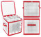 demaxiyad Ornament Aufbewahrung, 64 Gitter Weihnachtskugeln Aufbewahrung, Weihnachtsschmuck Aufbewahrungsbox, Große Organizer-Tasche - Kugel-Aufbewahrungsbox Groß Kugel-Aufbewahrungsbox