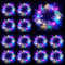 12Pcs LED Haarreif,Haarkranz LED,Haarkranz Leuchtend,Haarkranz Leuchtend,Blumenkranz Leuchtend,LED Blumenkranz Haare für Damen und Kinder Geburtstag Weihnachten Halloween Fasching Party Hochzeit Dekor