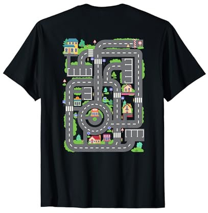 Autos auf Papas Rücken: Lustiges Kinder- & Väter-Spiel T-Shirt