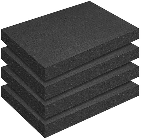 KUOGAS 4 Piezas de Espuma para Herramientas 400 x 300 x 50 mm (4 Unidades)