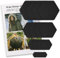 ZESION 16 Pcs Down Jacket Repair Patches - Highly Effective Repair of Nylon Fabric, Waterproof Self-Adhesive Repair Patch for Down Jackets, Tents, Raincoats, Outdoor Equipment (Black)