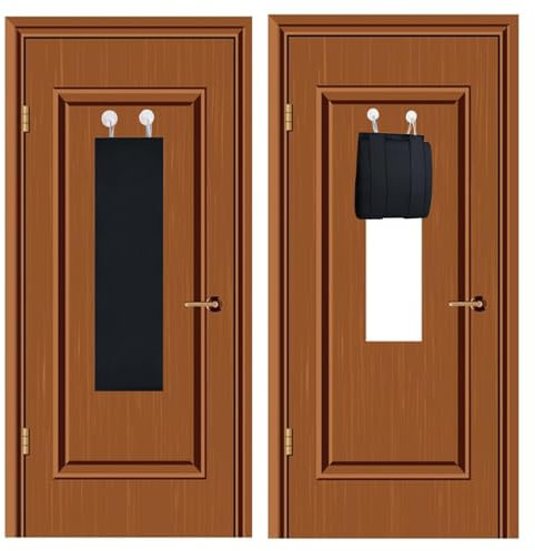 Classroom Door Window Cover Lockdown Blackout Privacy Curtains No Drill Insulated Thermal Roller Shades Blinds for Indoor Office School Nursery Small Door Window Covering 8x36 Inches