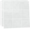 Yoillione Azulejos Adhesivos Cocina Pegatinas: Gruesas Baldosas Adhesivas Pared - 3D Azulejo Vinilo Adhesivo para Baño, 10 Piezas Blanco
