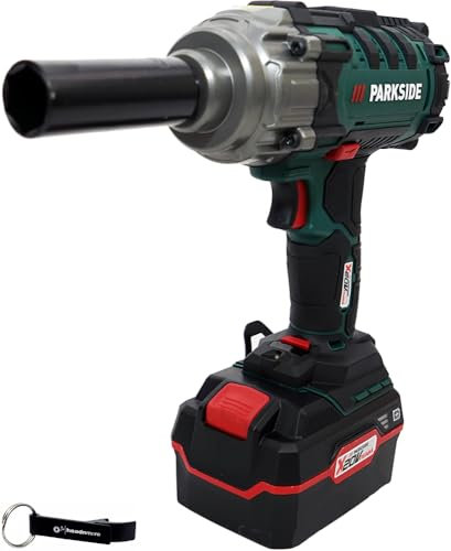 HEADNMORE® Bundle Parkside PASSK 20 C4 - Atornillador de impacto (20 V, incluye batería) + llavero