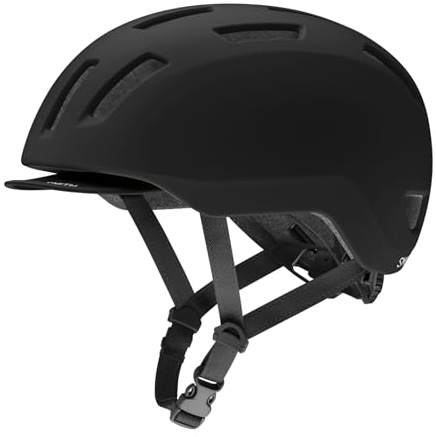 Smith Transit Cycling Helmet – Adult Road Bike Helmet with MIPS Technology – Lightweight Protection for Men & Women – Matte Black, Medium